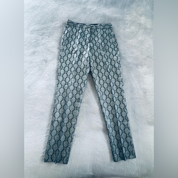 Stella McCartney Womens Gray Flat Zip Front Tapered Leg Dress Pants Size S - Picture 1 of 5